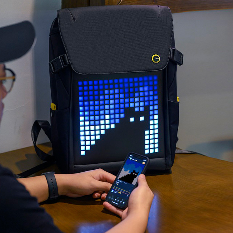 Creative LED Display Multifunctional Cycling Trend Travel Schoolbag - Image 3