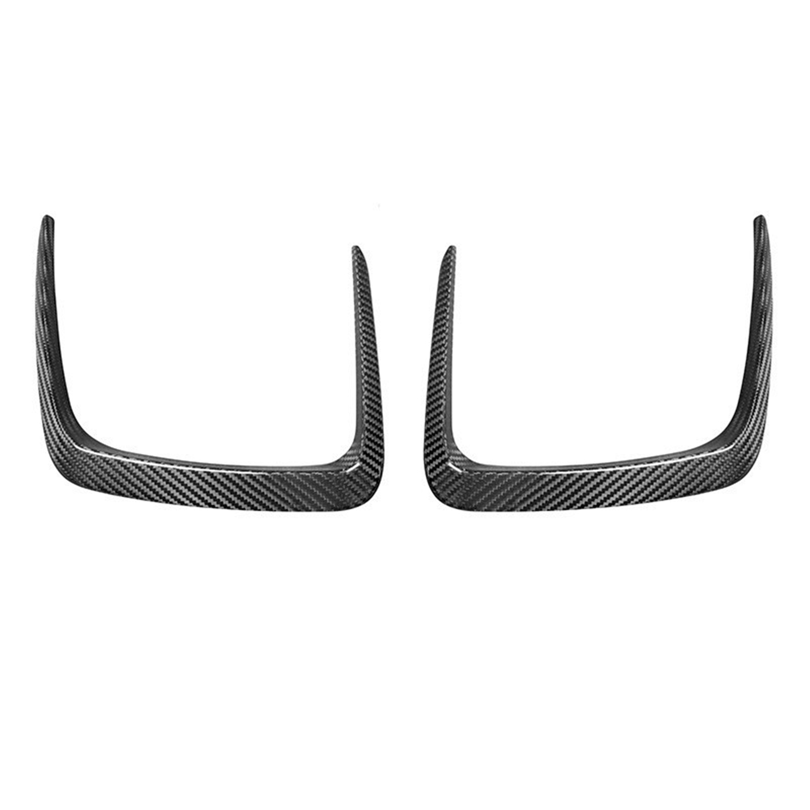Automotive dry carbon fiber front bumper grille - Image 6