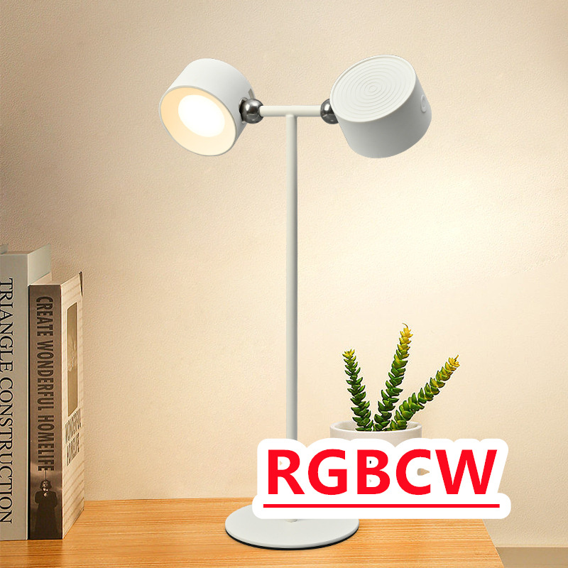Magnetic Touchable LED USB Rechargeable Table Lamp 360 Rotate Cordless Remote Control Desk Lights Home Bedroom Wall Night Lamp - Image 17