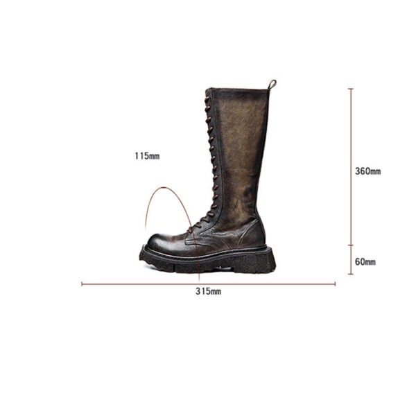 Men's Fashion Vintage Leather Martin Boots - Image 7
