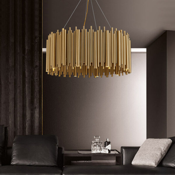 Postmodern Style Villa Duplex Modern Simple Atmosphere Light Luxury Lamps - Image 2