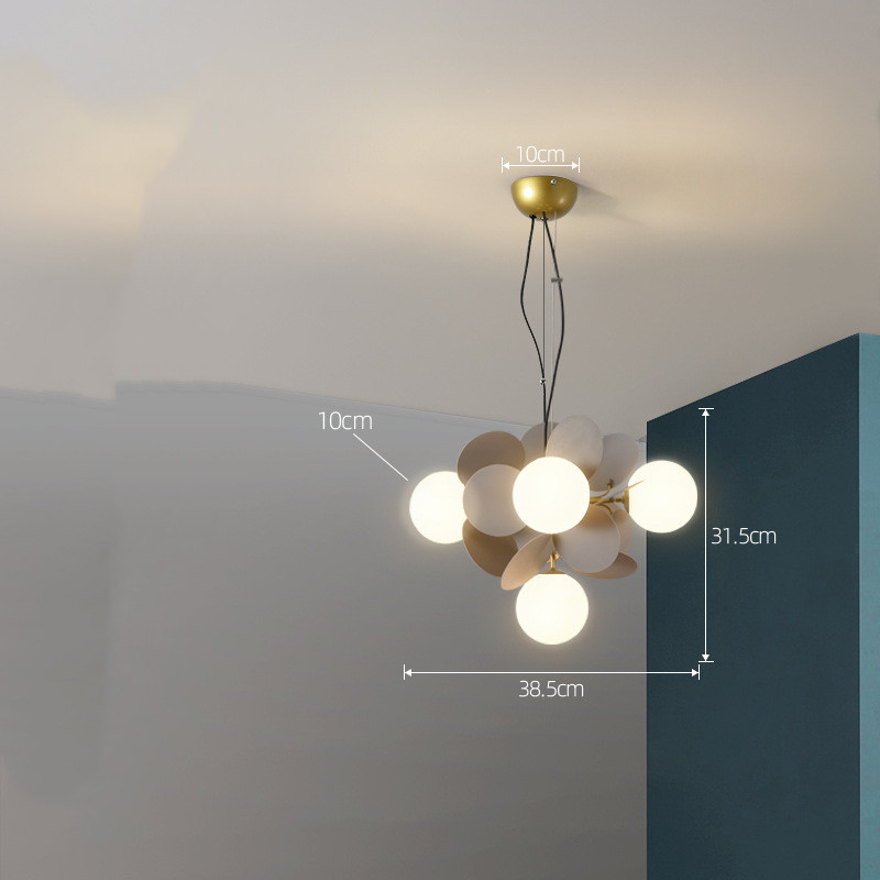 Nordic Chandelier Modern Minimalist Living Room Bedroom Lighting - Image 48