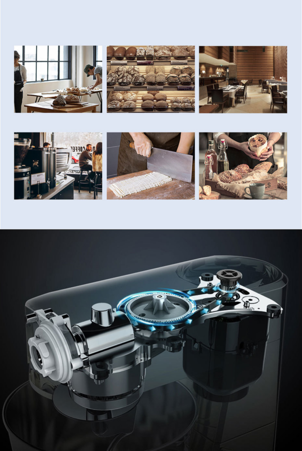 Three-in-one Household Multi-function And Noodle Machine Fully Automatic Juicer Meat Cooking Machine Stirring Chef Machine - Image 7