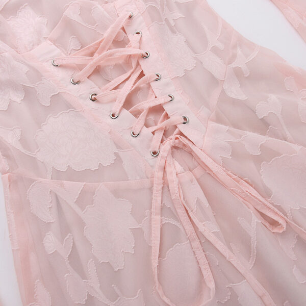 Vacation Style Lace Dress Women - Image 14