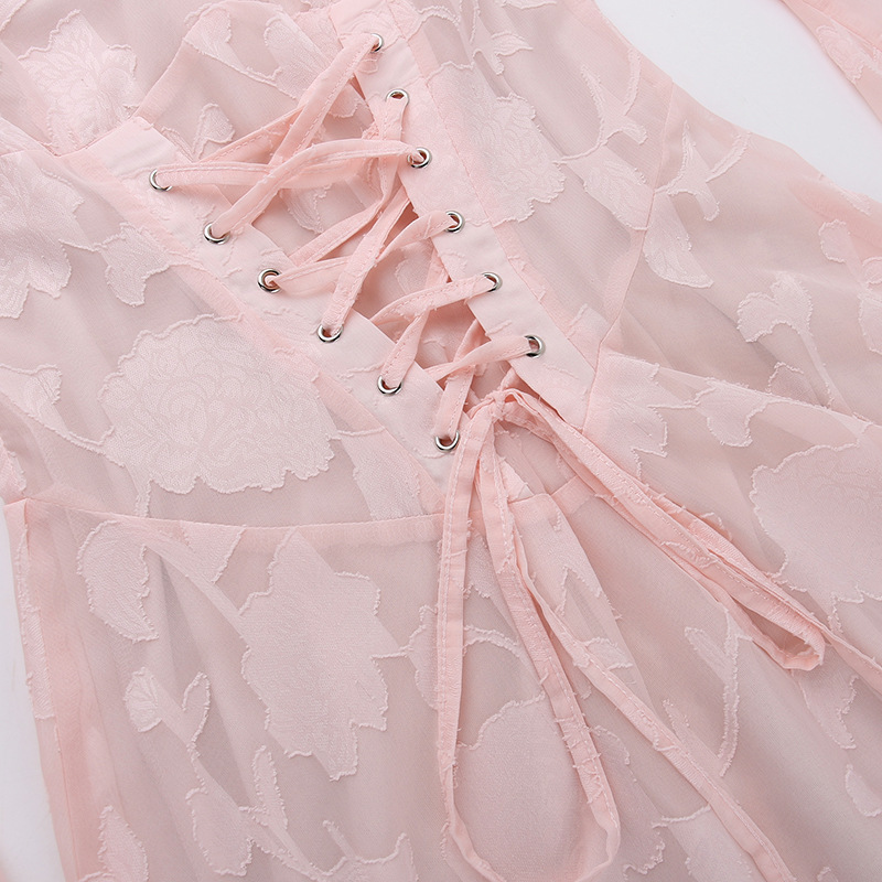 Vacation Style Lace Dress Women - Image 14