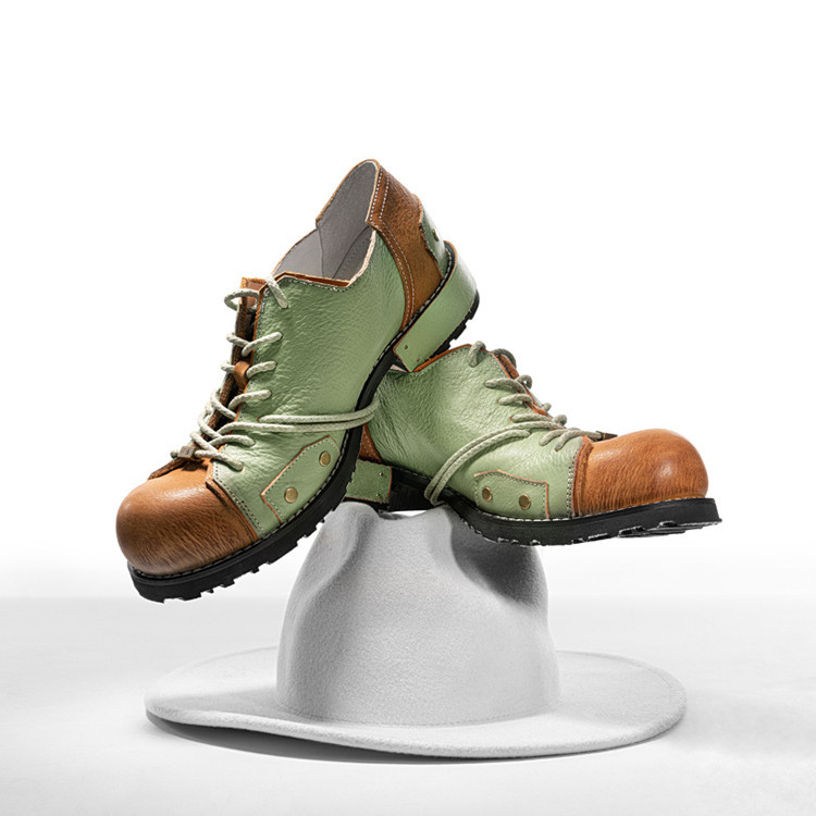 Men's And Women's Fashion Simple Leather Shoes
