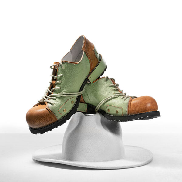 Men's And Women's Fashion Simple Leather Shoes - Image 7