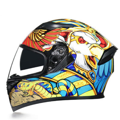 Motorcycle Helmet Anti-fog Dual Lens Full Face Helmet Cool Street Car Bluetooth Protective Helmet - Image 26