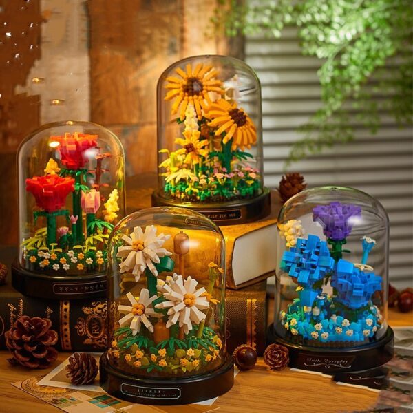 Small Particle Assembly Rose Decoration Toys - Image 18
