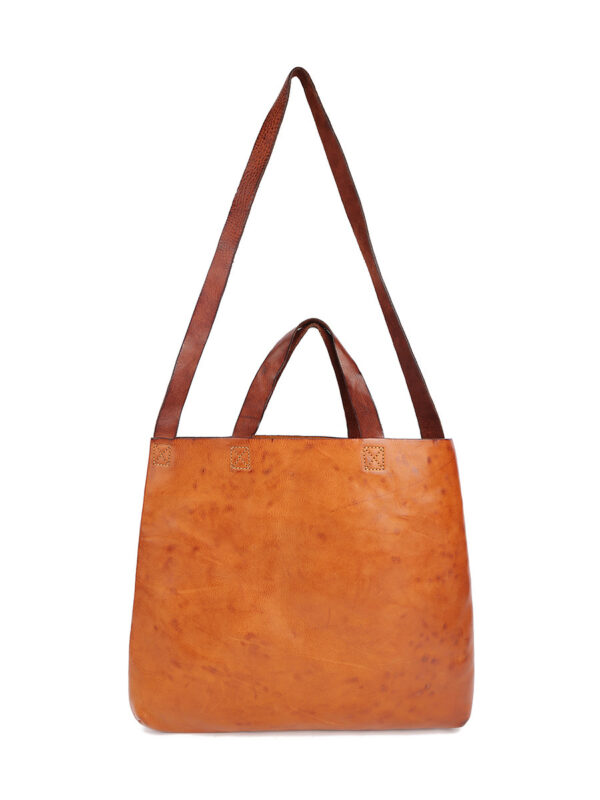 Women's Retro Leather Large Capacity Multi-functional Shoulder Bag - Image 7