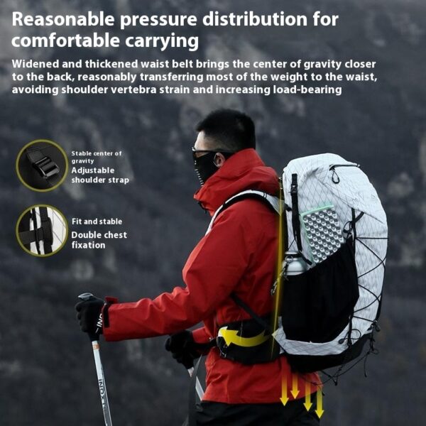Mountaineering Bag Large Capacity Camping Off-road Waterproof Backpack - Image 1