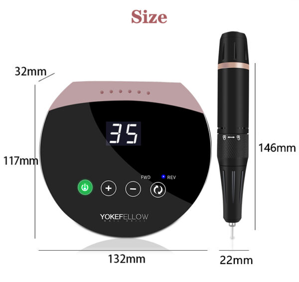 New Upgrade 35000RPM Electric Nail Drill Machine For Acrylic - Image 19