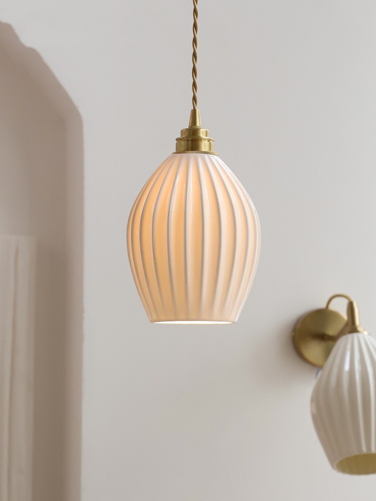 Bedroom Bedside Brass Lighting Fixtures - Image 9