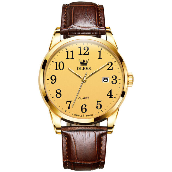 Waterproof Quartz Watch Digital Scale Simple Men - Image 20