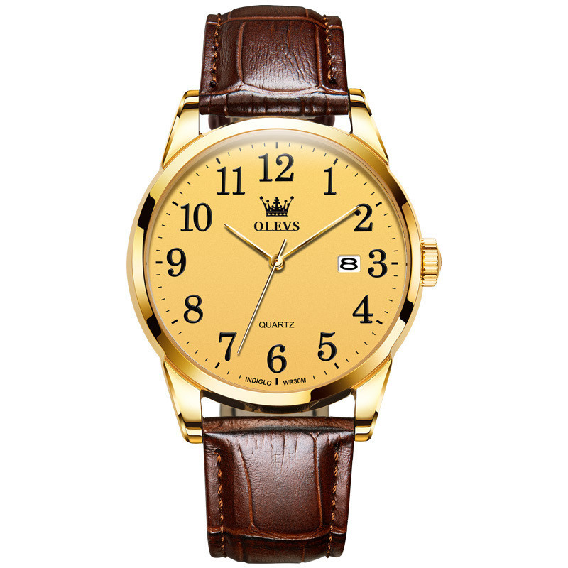 Waterproof Quartz Watch Digital Scale Simple Men - Image 20