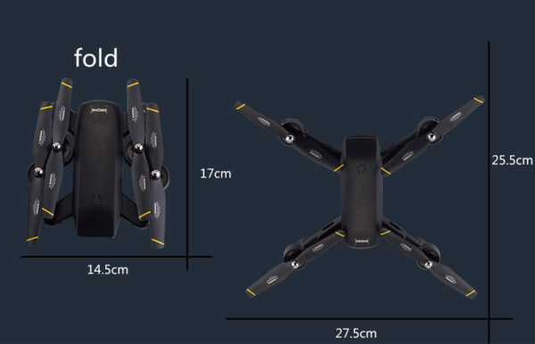 Drone Folding Dual Camera  DM107S Optical Flow Positioning 4K HD Aerial Photography Drone - Image 4