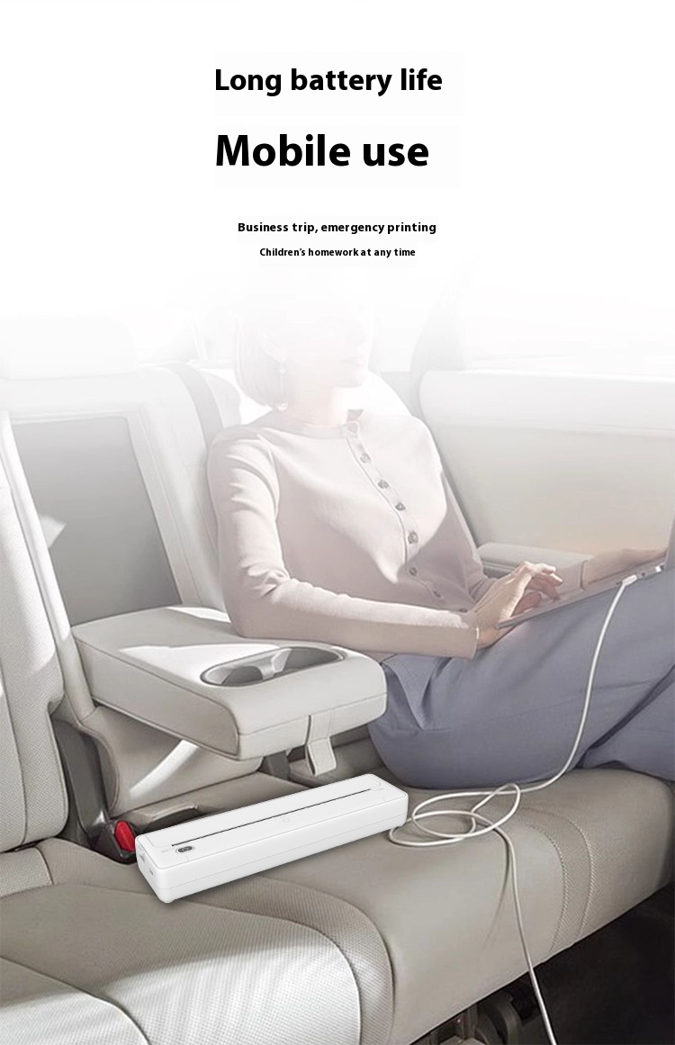 Cross-border A4 Printer Bluetooth Connection Wireless Mobile Phone Computer Office Home Portable Tattoo Printer - Image 14