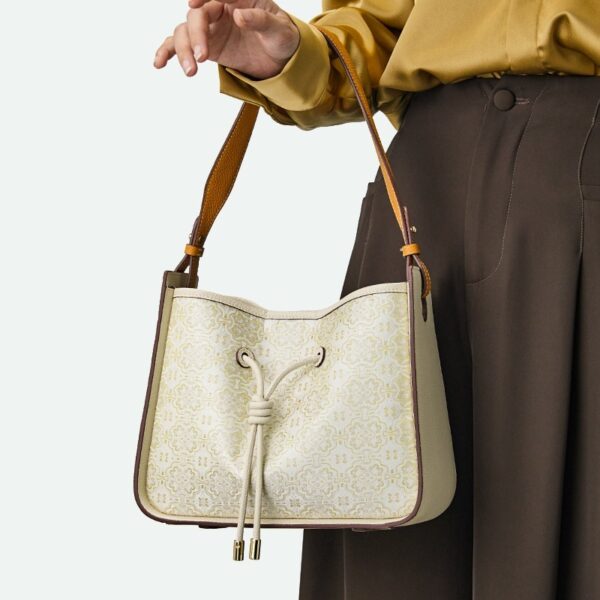 Light Luxury National Style Genuine Leather Underarm Bag Large Capacity - Image 19