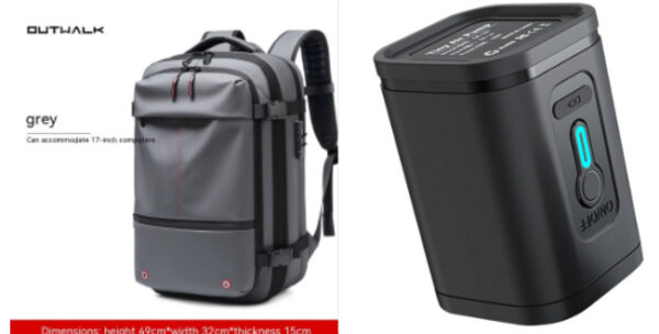 Travel Backpack Men's Business Multifunction Computer Bag Vacuum Compression Large-capacity Backpack - Image 37
