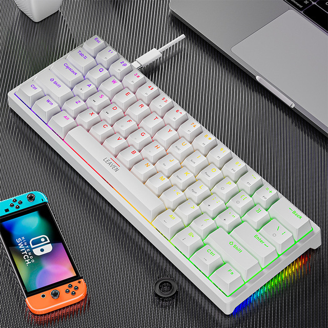 Plastic mechanical keyboard for games - Image 4