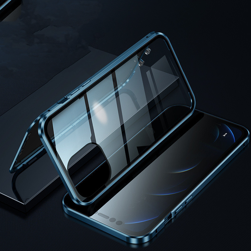 Stylish Double Sided Snap Lock Privacy Phone Case - Image 2