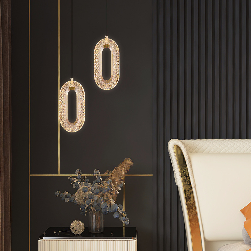Light Luxury Postmodern Extremely Simple Head Small Chandelier - Image 1