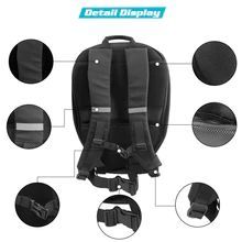 Led Backpack Screen Rider Motorcycle Locomotive Dazzlingly Cool Travel Screen Luminous Eyes - Image 4
