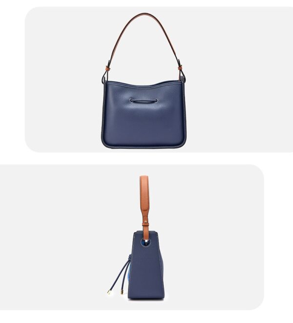 Light Luxury National Style Genuine Leather Underarm Bag Large Capacity - Image 11