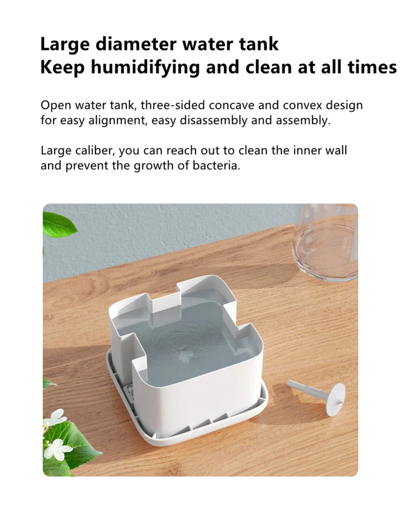 New Air Humidifier Home Quiet Bedroom Anti-Gravity Water Drop Humidifier Atmosphere Light
