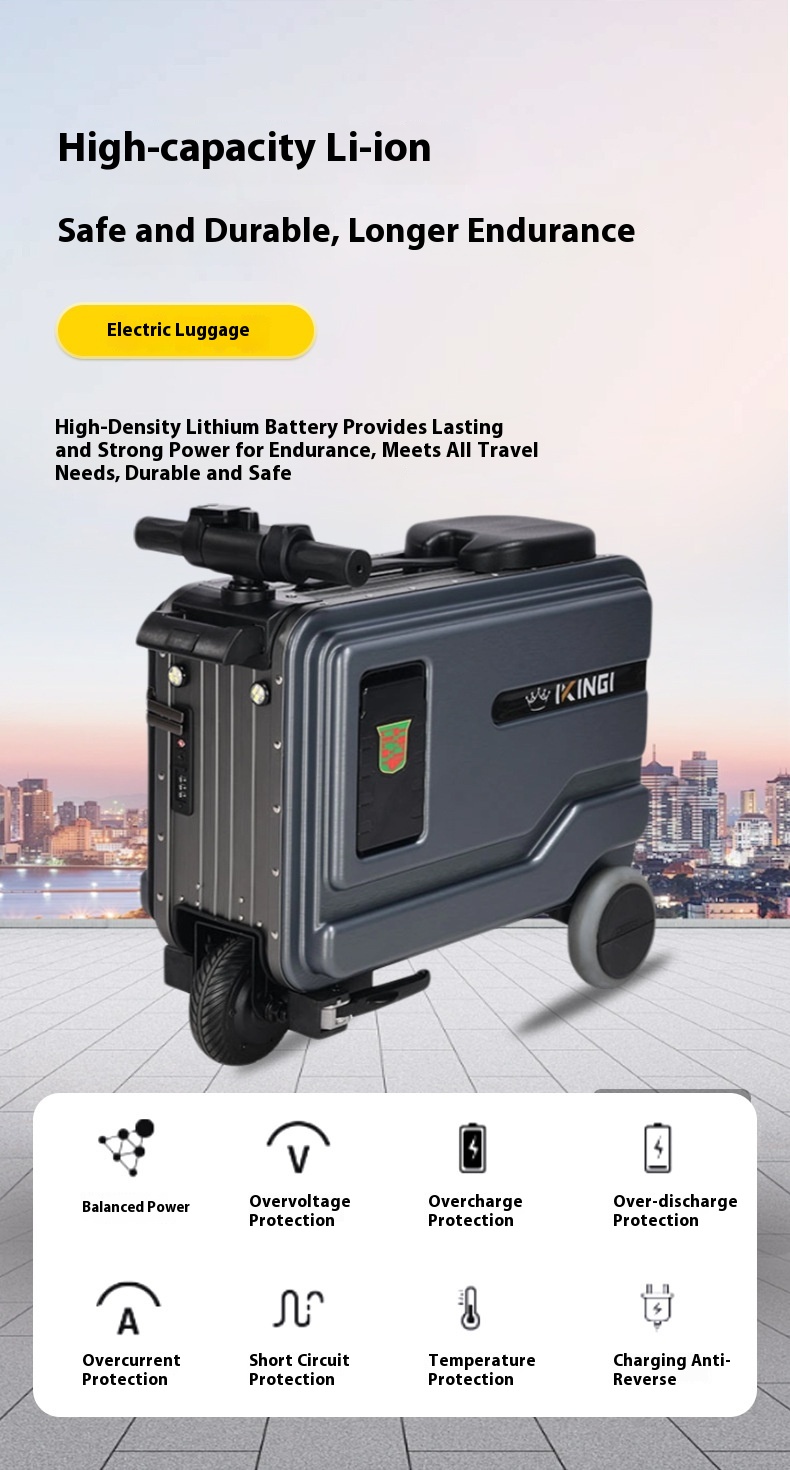 Multifunctional Smart Boarding Bag Riding Suitcase - Image 10