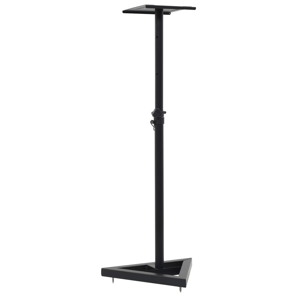 Studio Monitor Speaker Stands, 2-Pack, Black Steel - Image 3