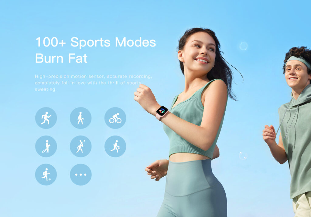 ZL54CJ Square Smartwatch Women BT Call Heart Rate Sport Mode Fitness Tracker Waterproof Smart Watch Men For IOS Android