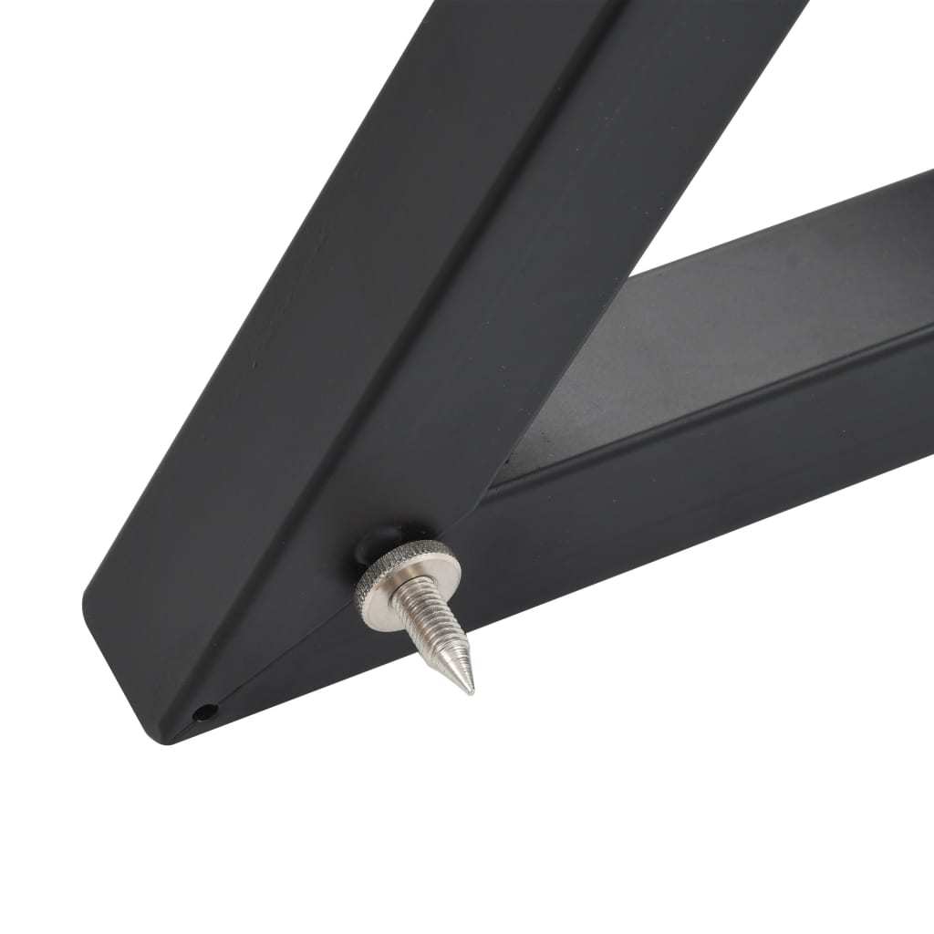 Studio Monitor Speaker Stands, 2-Pack, Black Steel - Image 2