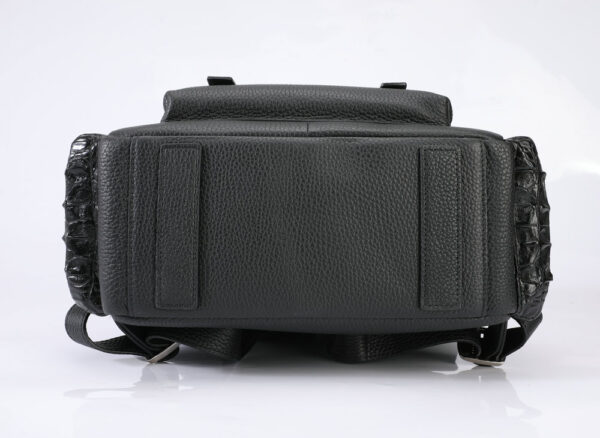 Crocodile Bone Leather Fabric Leisure Men's Real-leather Bag - Image 13
