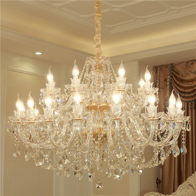 Luxury Crystal Chandelier In Living Room - Image 2