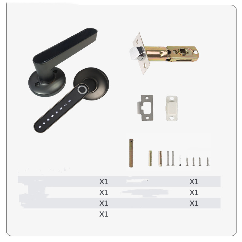 Smart Lock Fingerprint Password Electric Digital Lock  Alloy Keyless Security Door Handle For Home - Image 14