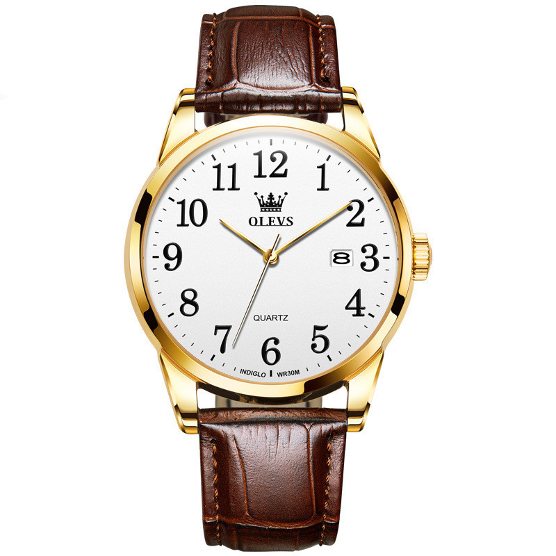 Waterproof Quartz Watch Digital Scale Simple Men - Image 23