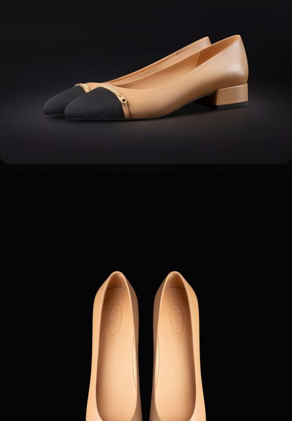 Plus Size Spring And Autumn Leather Soft Bottom Women's Shoes - Image 11