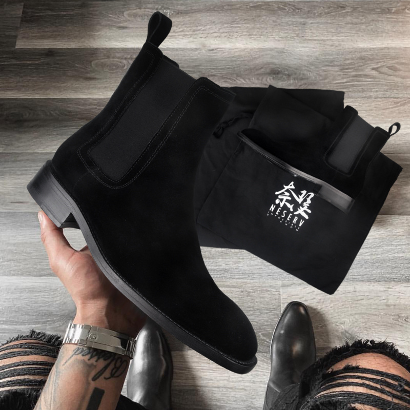 Handmade Boots Men's Genuine Leather Retro