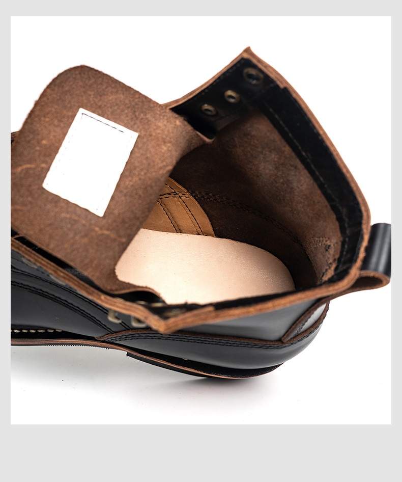 Tooling First Layer Cowhide Fall Winter Men Genuine Leather Boots - Image 22