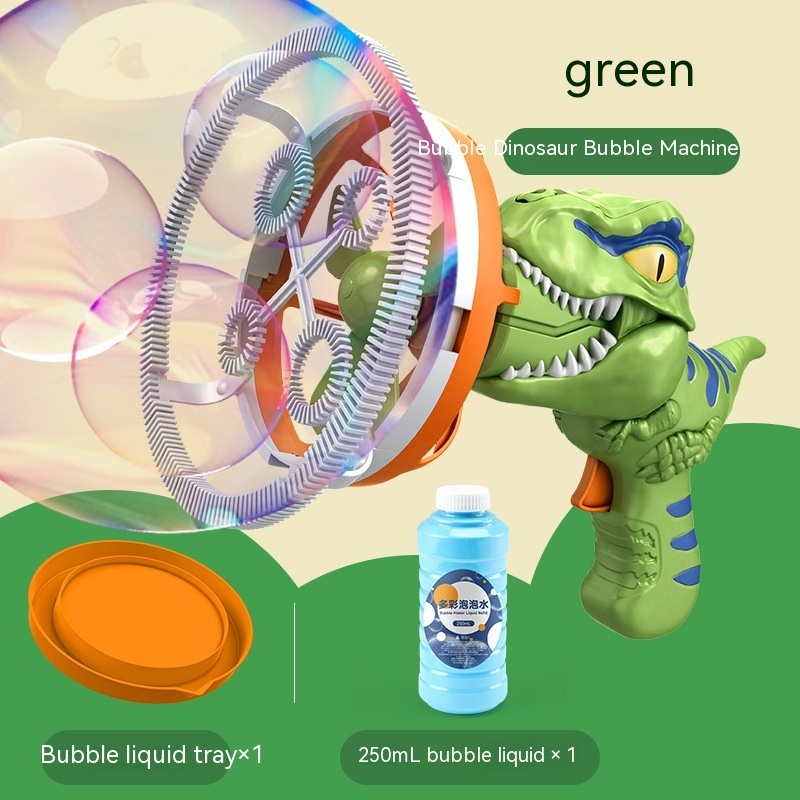 Fan Dinosaur Bubble Machine Bubble Blowing Toy Children