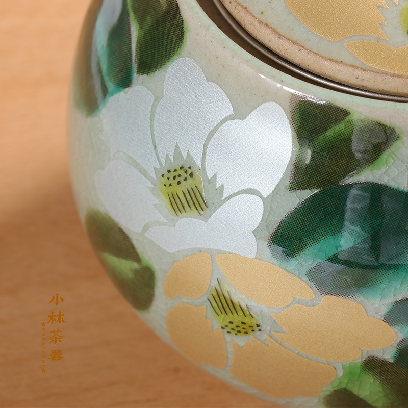 Hand-painted Gold And Silver Flower Gift Box - Image 5