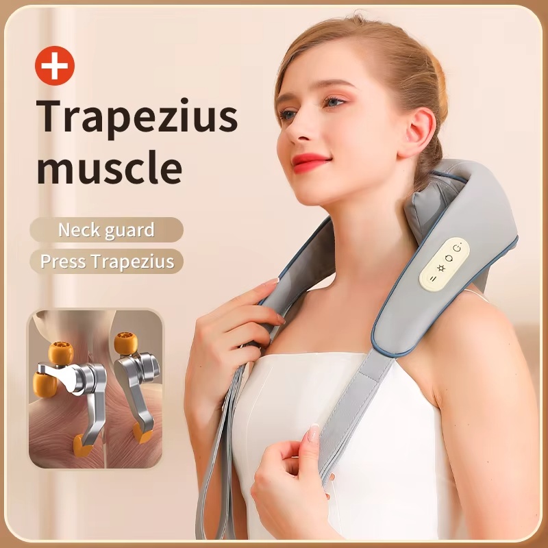 Electric Shiatsu Neck And Shoulder Massager Pillow Gift Idea For Men & Women Portable Neck Massage Pillow - Image 6