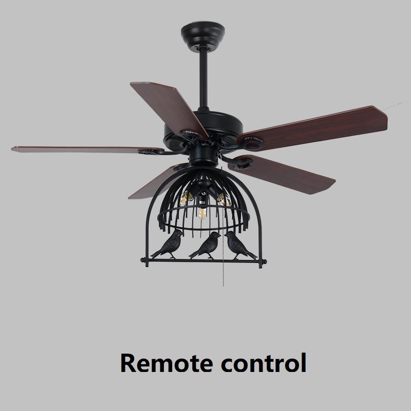 Retro Industrial Fan Lamp Ceiling Fan Lamp - Image 5