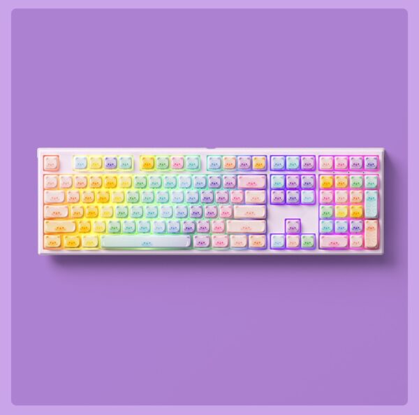 Colored Sugar Cat Mechanical Keyboard The Third Mock Examination Bluetooth - Image 18