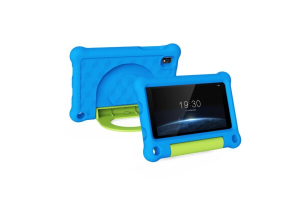 G-tab T7Pro Kids Tablet  7 Inch 1024&600 IPS Screen  Android 14  1.5GHz Quad-core CPU  4GB RAM 2GB &2GB Expansion 64GB ROM 2.4&5GHz WiFi  3000mAh Battery  2MP&2MP Camera-Blue