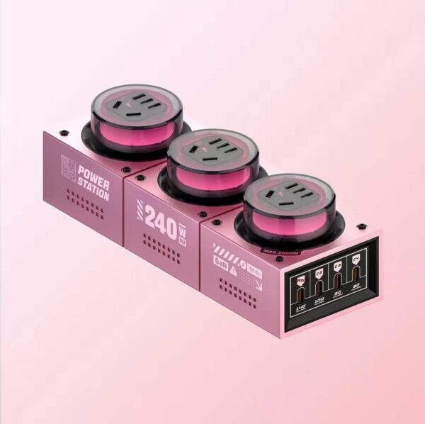 Charging Station Power Tank 240W GaN Desktop Power Strip - Image 2