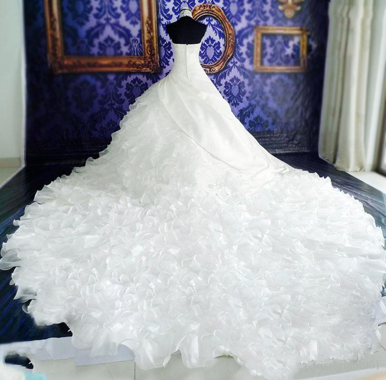 Wedding Dress Wholesale High-end Dress With Big Tail - Image 7