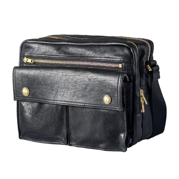 Handmade Top Layer Cowhide Japanese Street Casual Shoulder Bag - Image 8