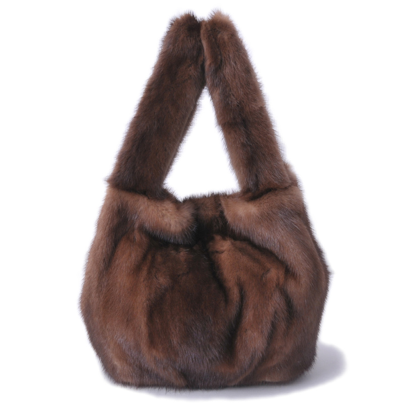 Whole Skin Mink Fur Wrap Soft Surface - Image 12